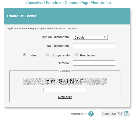 Consultar simit por cédula