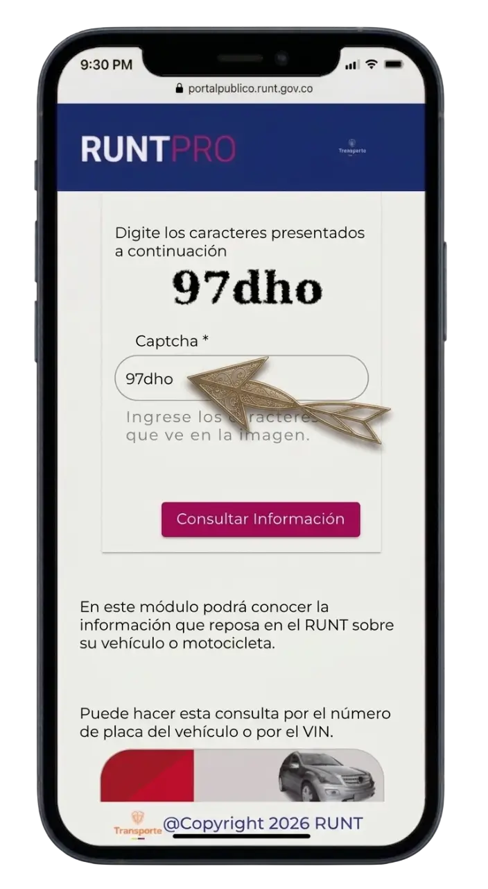 CAPTCHA tal como aparecen