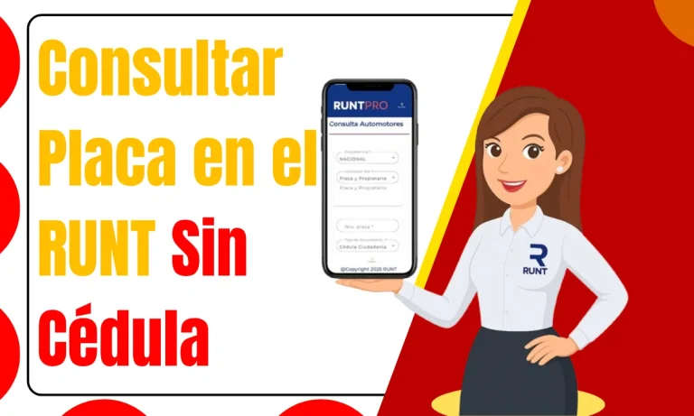 Consultar Placa en el RUNT Sin Cédula