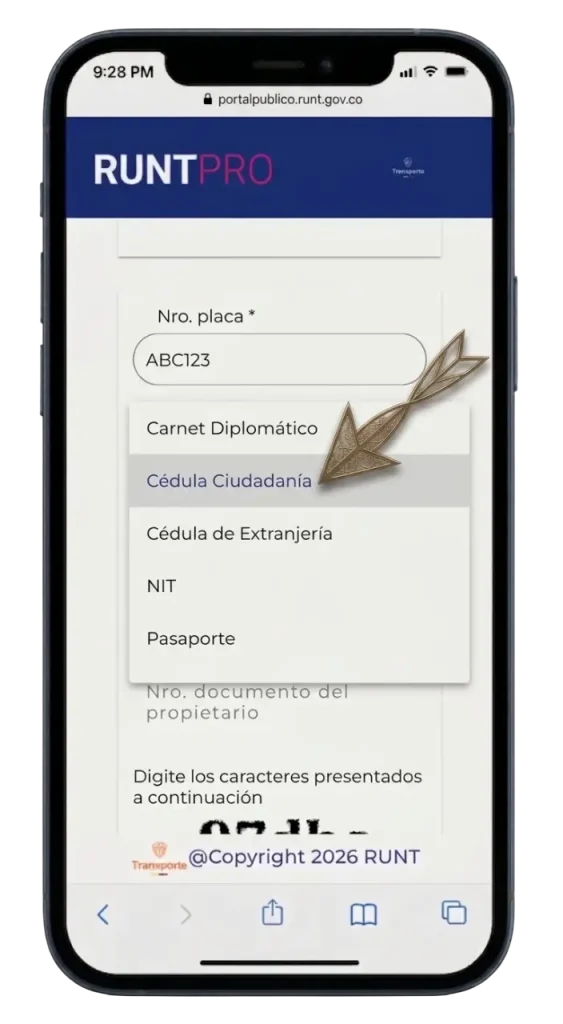 RUNT documento