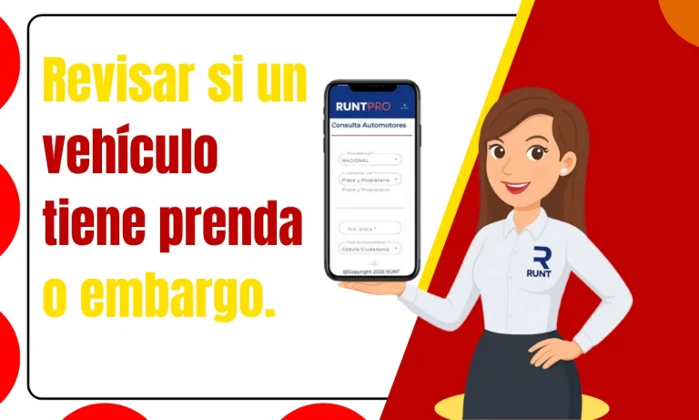 Revisar si un vehículo tiene prenda o embargo.
