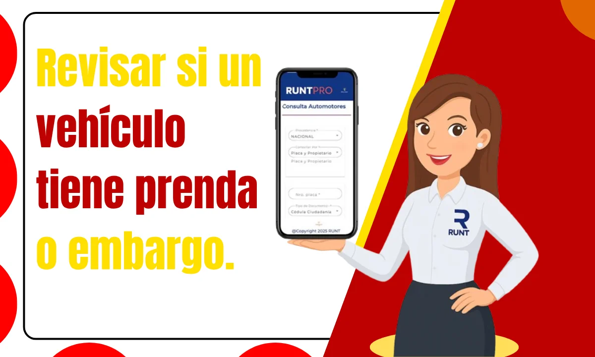 Revisar si un vehículo tiene prenda o embargo.