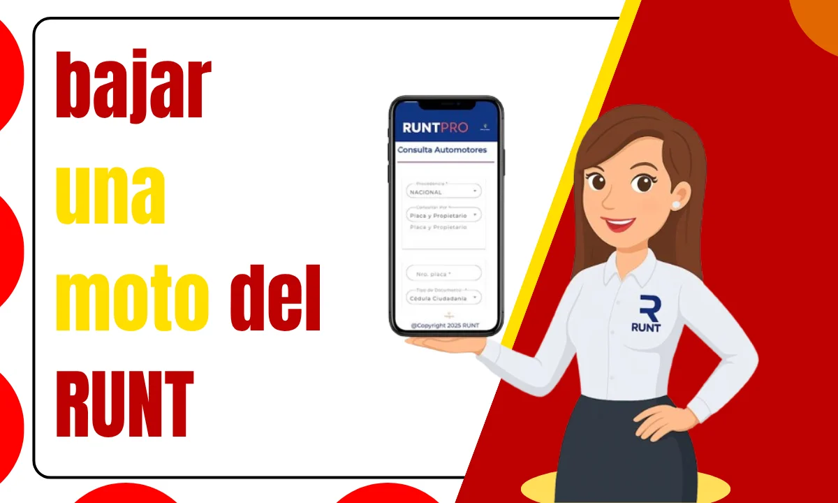 bajar una moto del RUNT