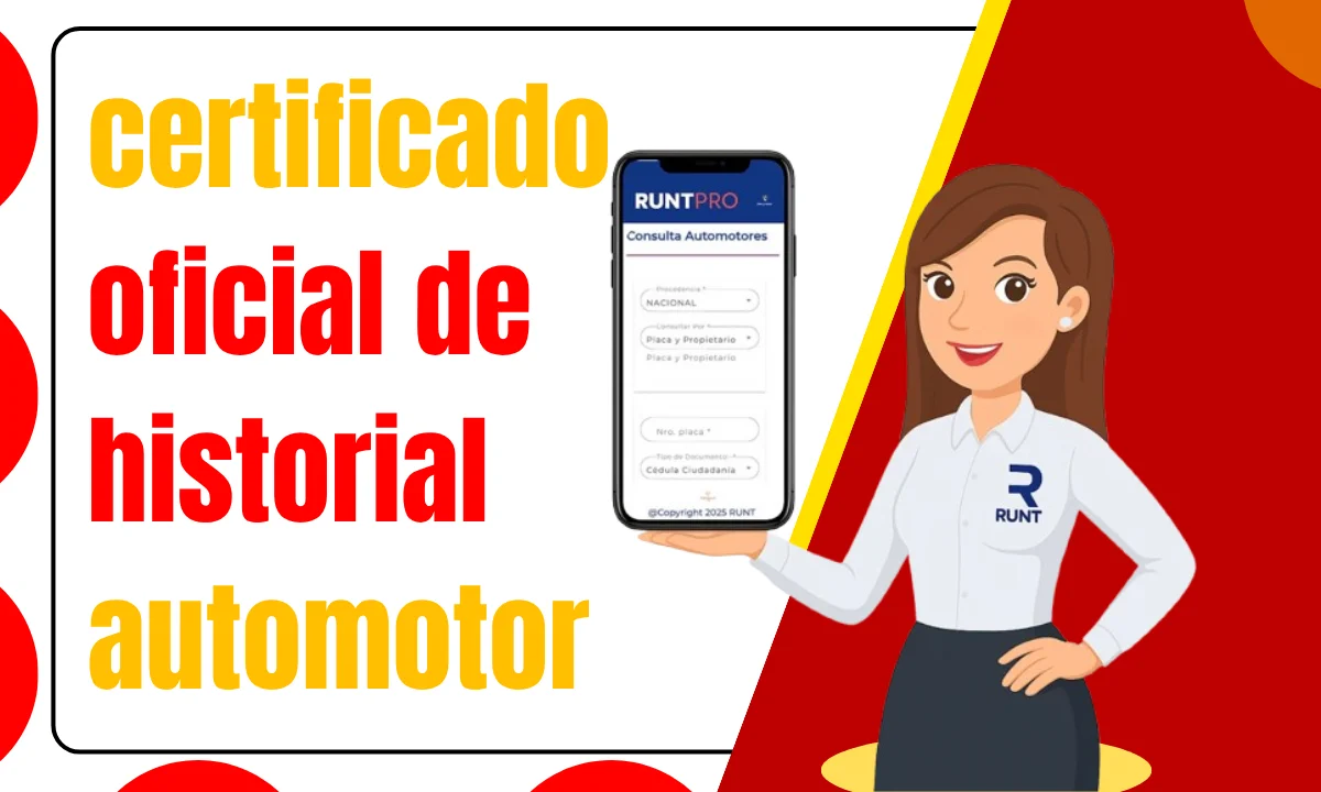 certificado oficial de historial automotor