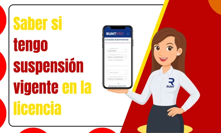 Saber si tengo suspensión vigente en la licencia